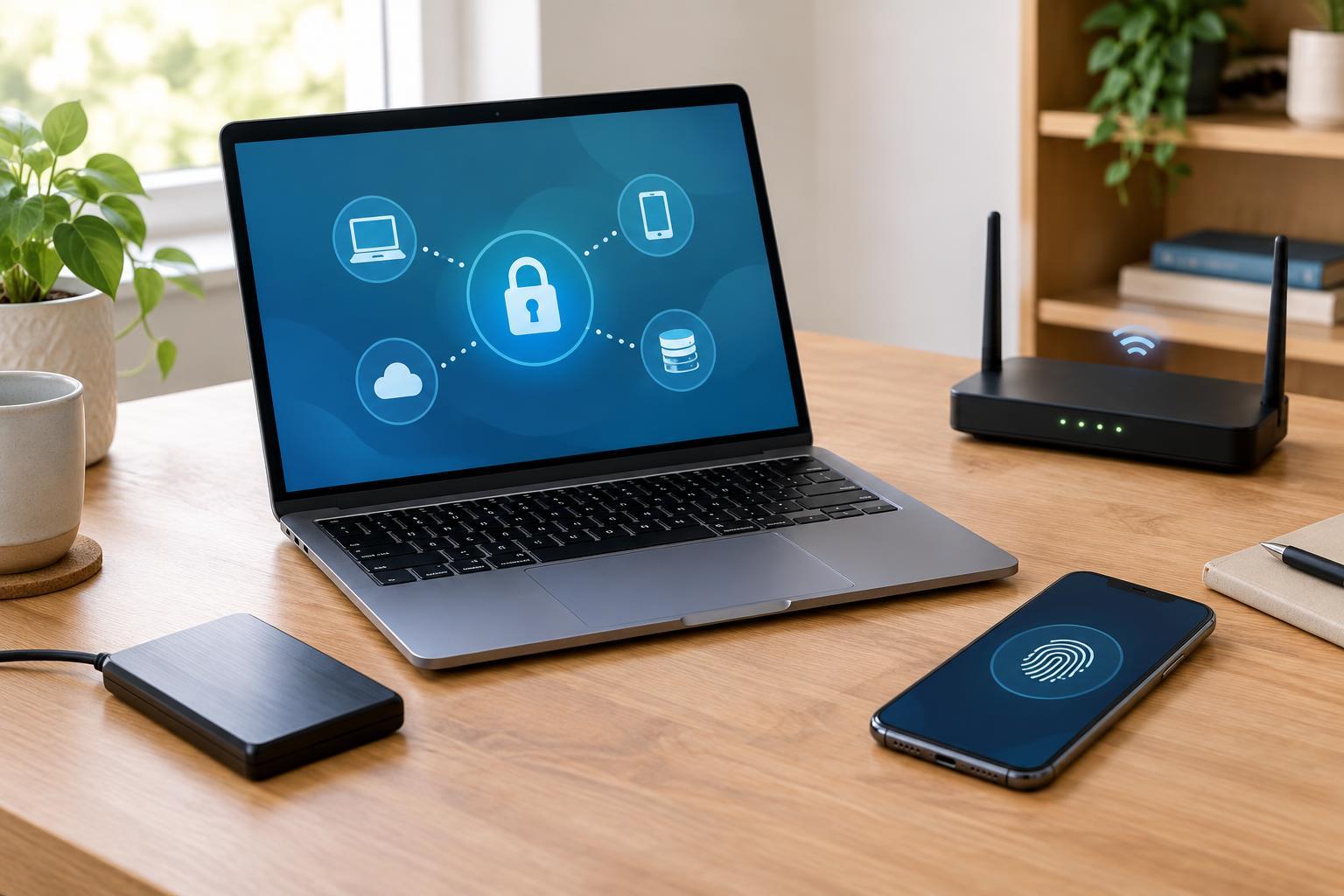 What Cybersecurity Protects: Accounts, Devices, and Data